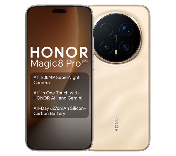 An image of HONOR Magic8 Pro - 512 GB, Sunrise Gold
