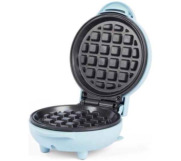 An image of GILES & POSNER Sorbet Mini Waffle Maker - Matte Blue