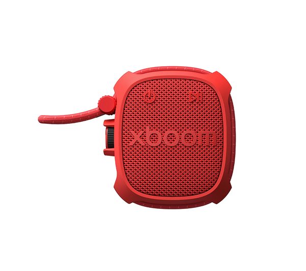 An image of LG xboom Rock Portable Bluetooth Speaker - Red