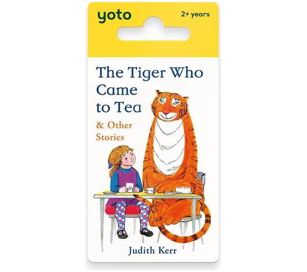 An image of YOTO The Tiger Who Came to Tea & Other Stories Audio Player Card