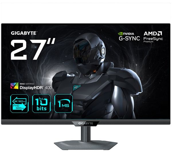 An image of GIGABYTE G27U 4K Ultra HD 27" IPS Gaming Monitor - Black