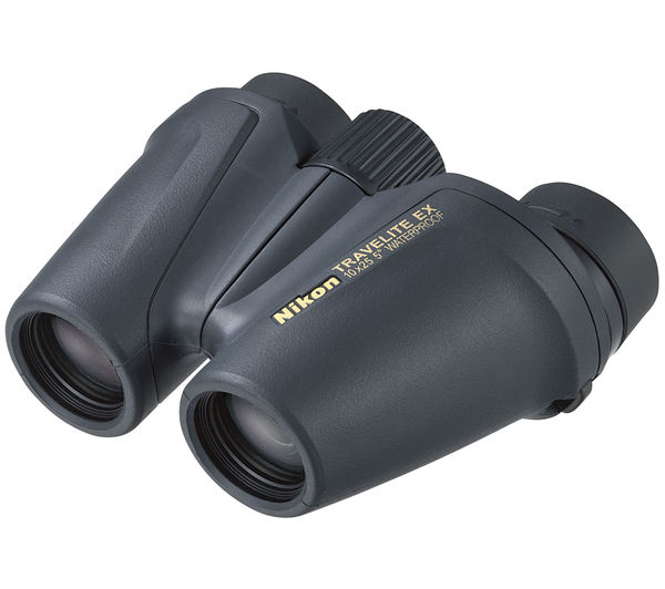 NIKON Travelite EX 10X25CF Binoculars - Black, Black