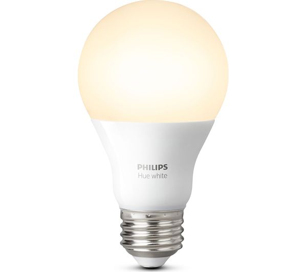 PHILIPS Hue White Wireless Bulb - E27, White