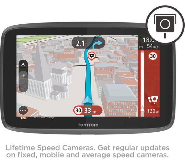 Caseroxx Custodia GPS Con Cerniera E Fascia Elastica Per TomTom GO 6200 - Protezione In Pelle Sintetica, Colore Nero