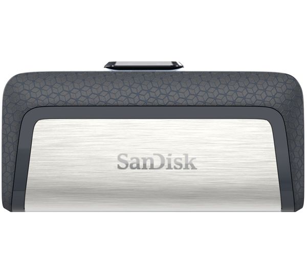 Image of SANDISK Ultra USB Type-C & USB 3.1 Dual Memory Stick - 128 GB, Silver