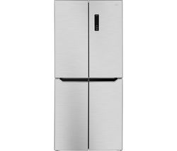 LOGIK LSBS4DX18 Fridge Freezer - Silver