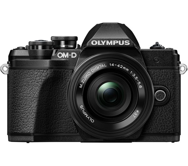 OLYMPUS OM-D E-M10 Mark III Mirrorless Camera with M.ZUIKO DIGITAL ED 14-42 mm f/3.5-5.6 EZ & ED 40-150 mm f/4-5.6 R Lens