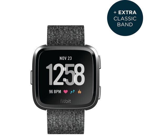 Fitbit Versa - Special Edition, Charcoal good