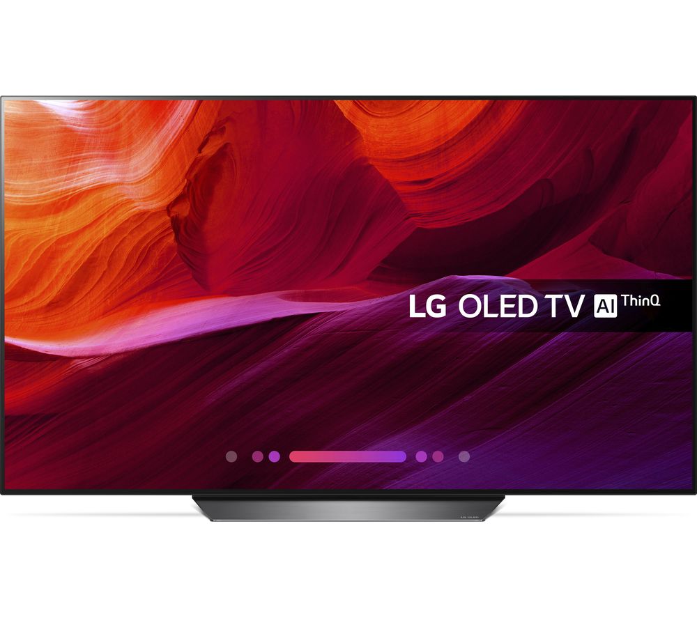 55″  LG OLED55B8PLA Smart 4K Ultra HD HDR OLED TV, Black