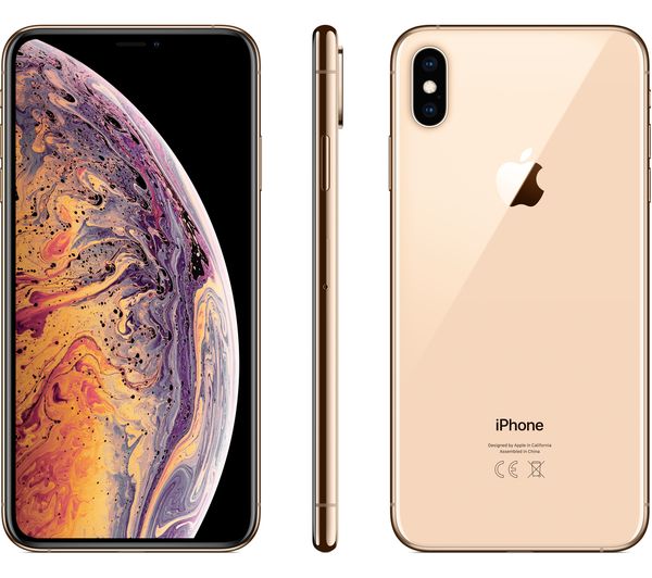 Buy Apple Iphone Xs Max Gb Gold Free Delivery Currys