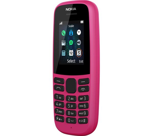 NOKIA 105 4th Edition 4 MB, Pink Currys 6438409040176 eBay