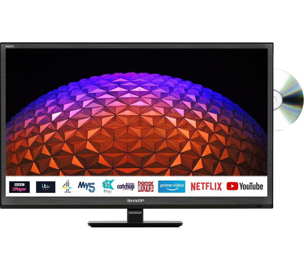 SHARP 1T-C24BE0KR1FB 24¬î Smart HD Ready LED TV with Built-in DVD Player Review