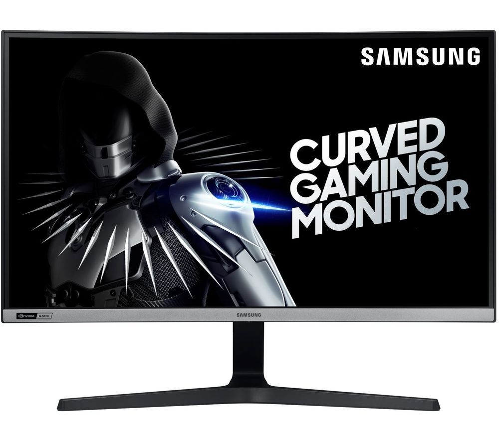 SAMSUNG LC27RG50FQUXEN Full HD 27 Curved LED Gaming Monitor – Dark Grey, Grey