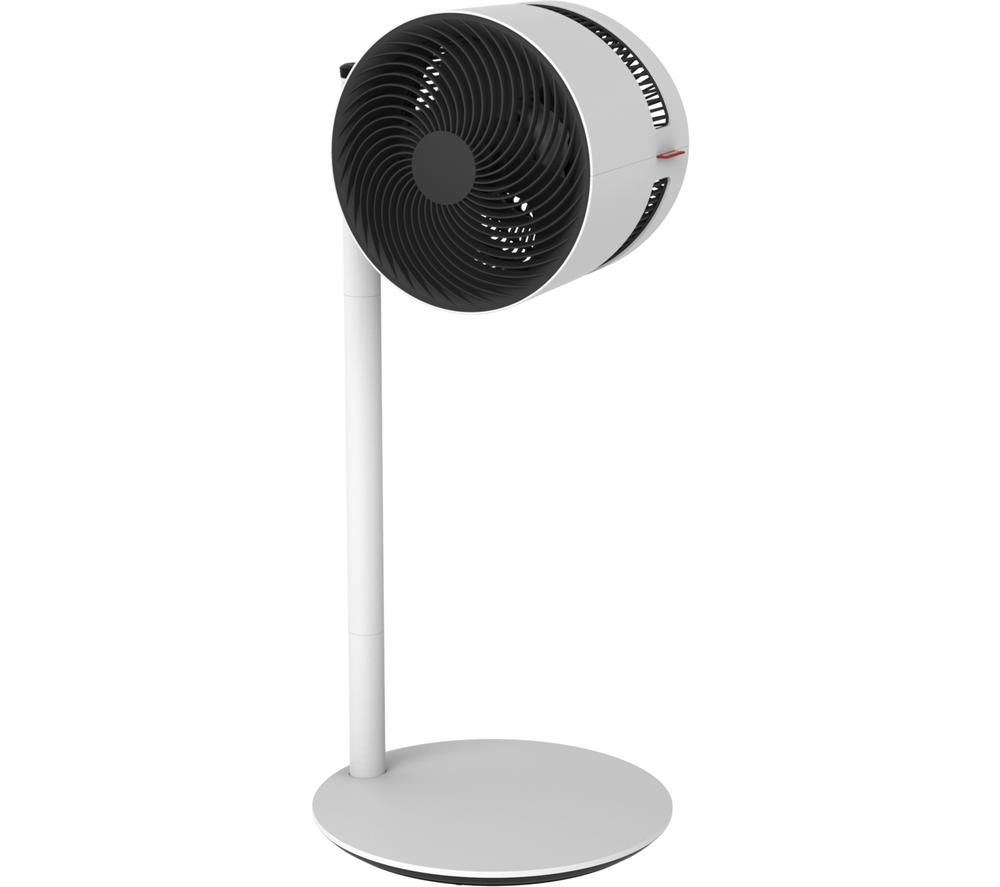 Air Shower F220 9" Pedestal Fan - White & Black