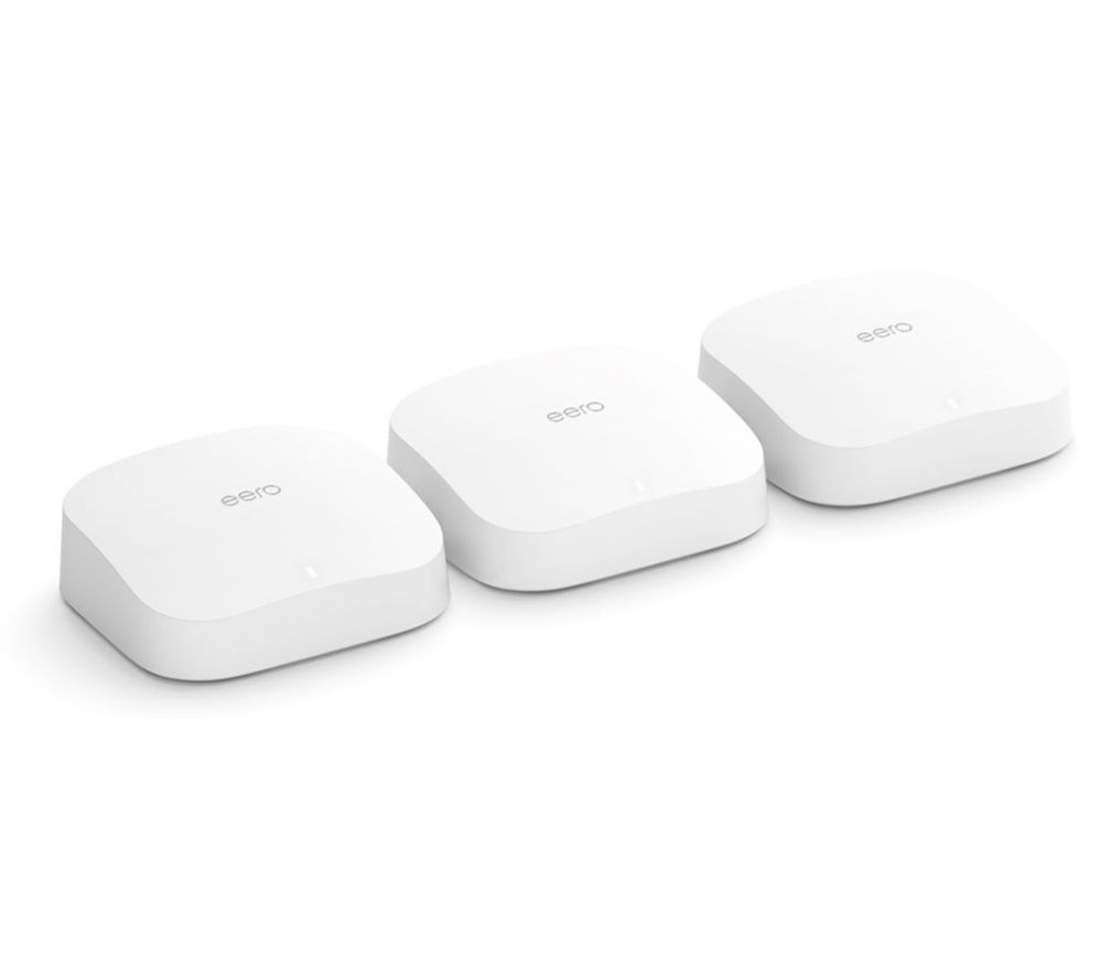 AMAZON Eero Pro 6 Mesh Whole Home WiFi System - Triple Pack
