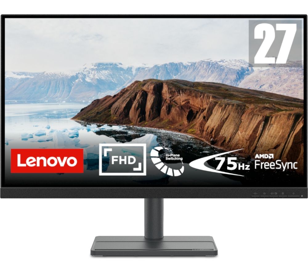 LENOVO L27e30 27" Full HD IPS LED Monitor Black Fast Delivery Currysie