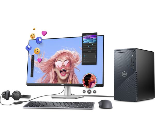 デル Dell Inspiron 3910 Desktop Computer - 12th Gen Intel Core i5-12400 6-Core up to 4.40 GHz Processor, 8GB RAM, 512GB NVMe SSD + 1TB HDD, I 送料無料 DELL Inspiron 3910 Desktop PC - Intel® Core™ i5, 1 TB HDD \u0026 256