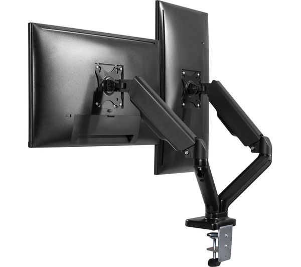 Properav Pb148 Hydraulic Dual Arm Full Motion 17 32 Monitor Desk Mount