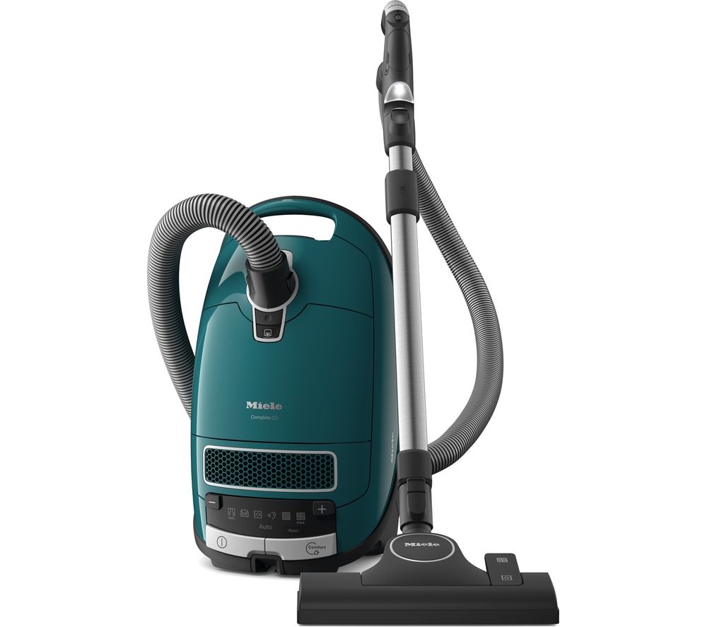 Complete C3 Active Cylinder Bagged Vacuum Cleaner - Petrol Blue