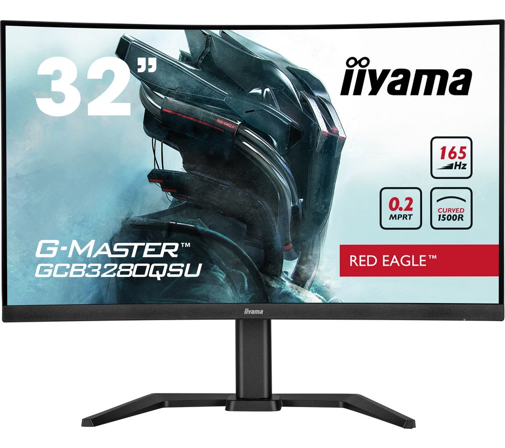 G-MASTER Red Eagle GCB3280QSU-B1 Quad HD 32" Curved VA LCD Gaming Monitor - Black