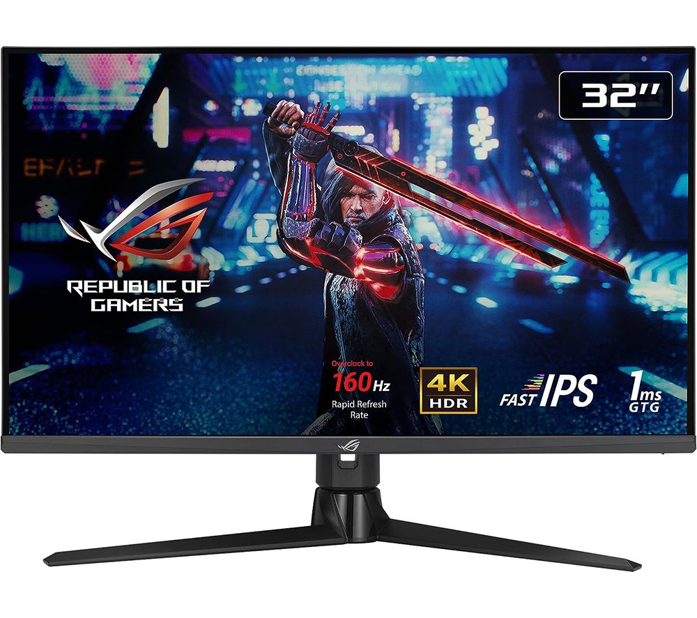 ROG Strix XG32UQ 4K Ultra HD 32" IPS LCD Gaming Monitor - Black