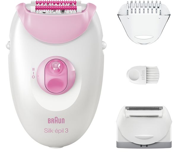 Braun Silk épil Series 3 3 031 Epilator White Pink