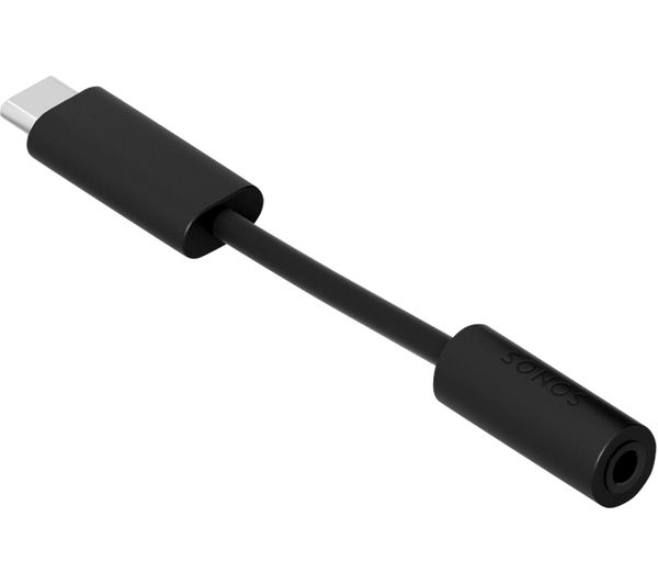 Sonos Usb C To Headphone Jack Adapter Black 01 M