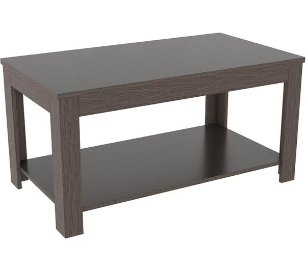 AVF Calibre CAT90GRE Coffee Table - Wood Veneer & Grey