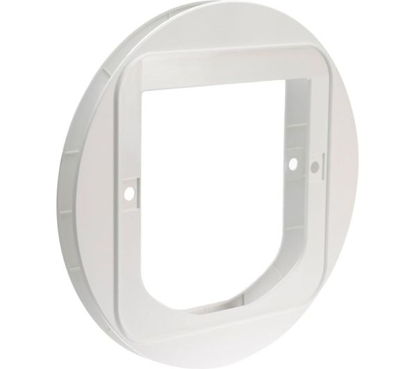 Image of SUREFLAP Cat Flap Mounting Adaptor - White