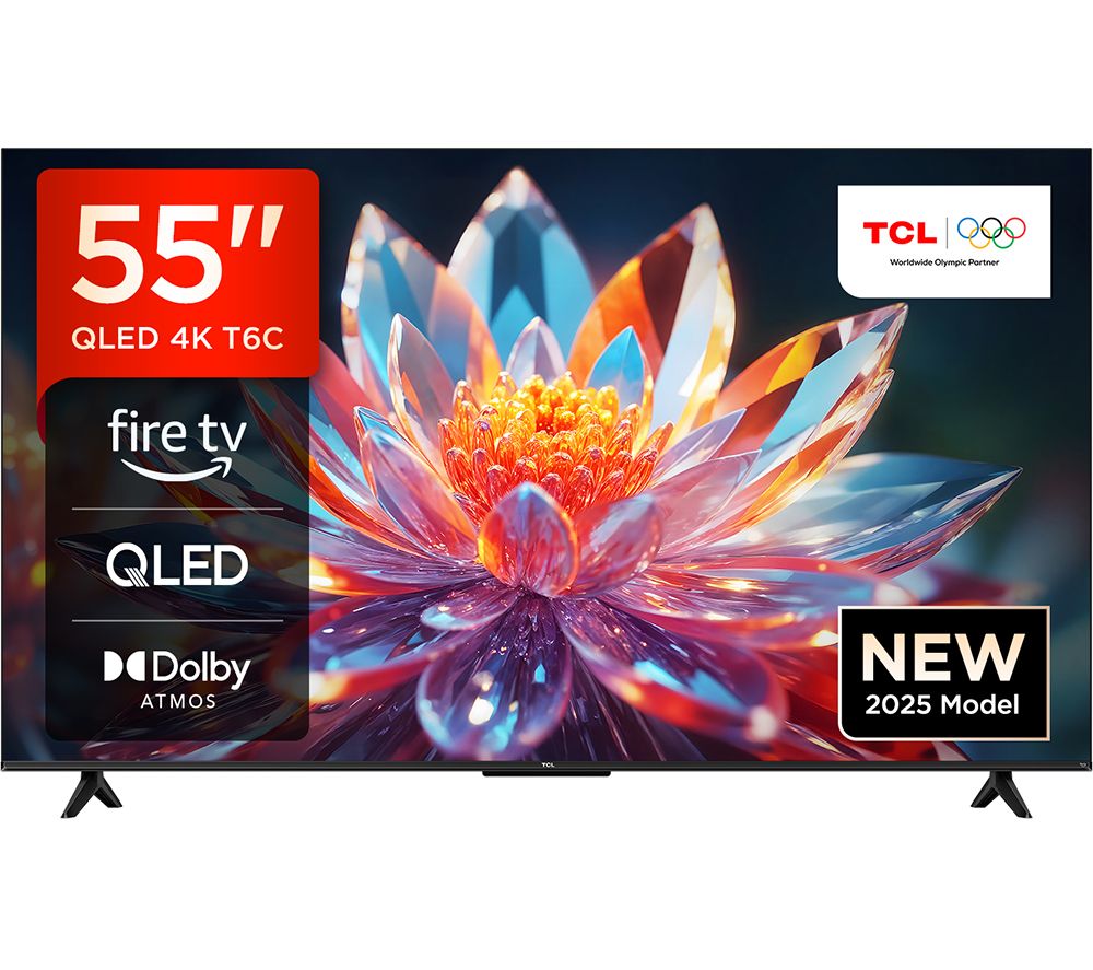 T6C 55" QLED 4K HDR Smart Fire TV - 55T6C-UK