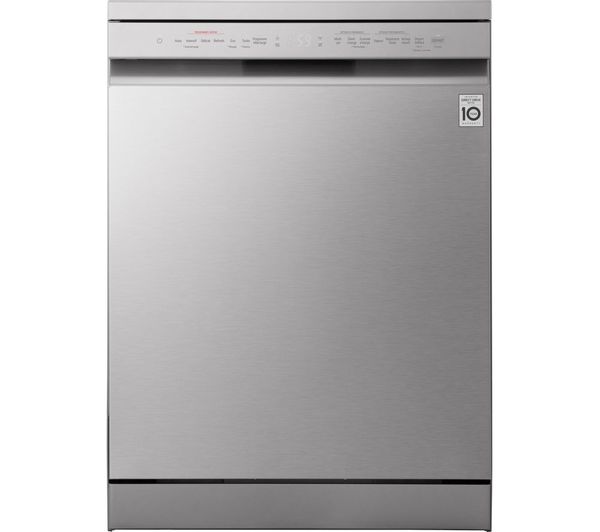 An image of LG TrueSteam DF273FVS Full-Size WiFi-enabled Dishwasher - Silver