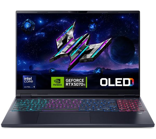 An image of ACER Predator Helios 16S AI 16" Gaming Laptop - Intel® Core™ Ultra 9, RTX 5070 Ti, 512 GB SSD