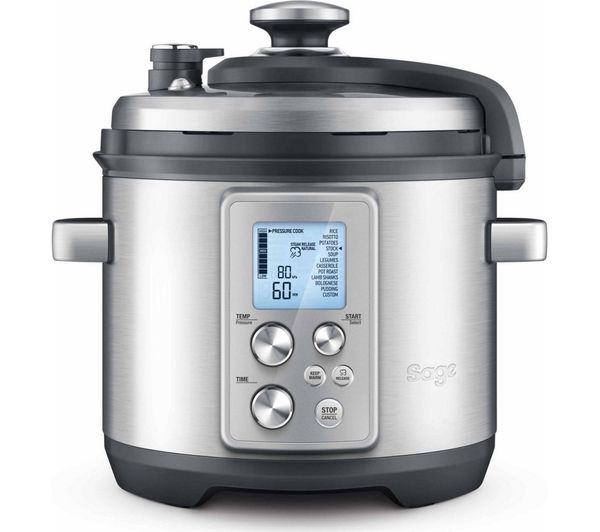 SAGE Fast Slow Pro Pressure/Slow Cooker - Stainless Steel, Stainless Steel