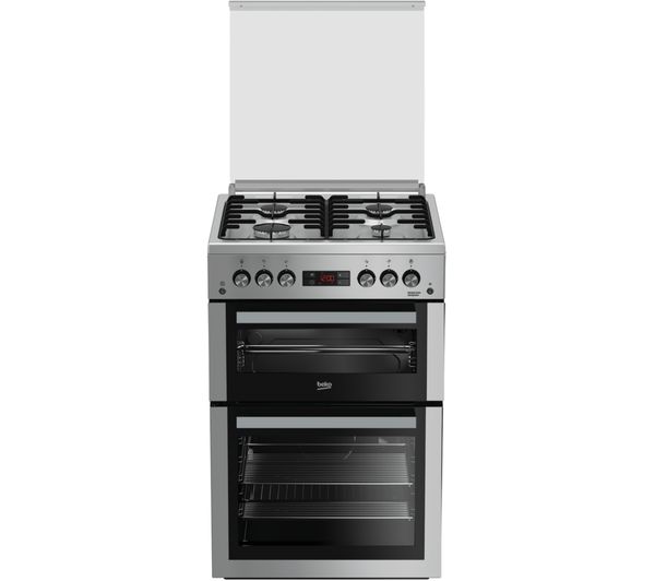Image of BEKO Pro XDVG675NTS 60 cm Gas Cooker - Silver