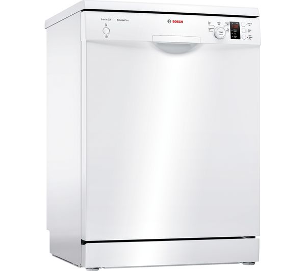 Bosch SMS25EW00G Freestanding Dishwasher, White