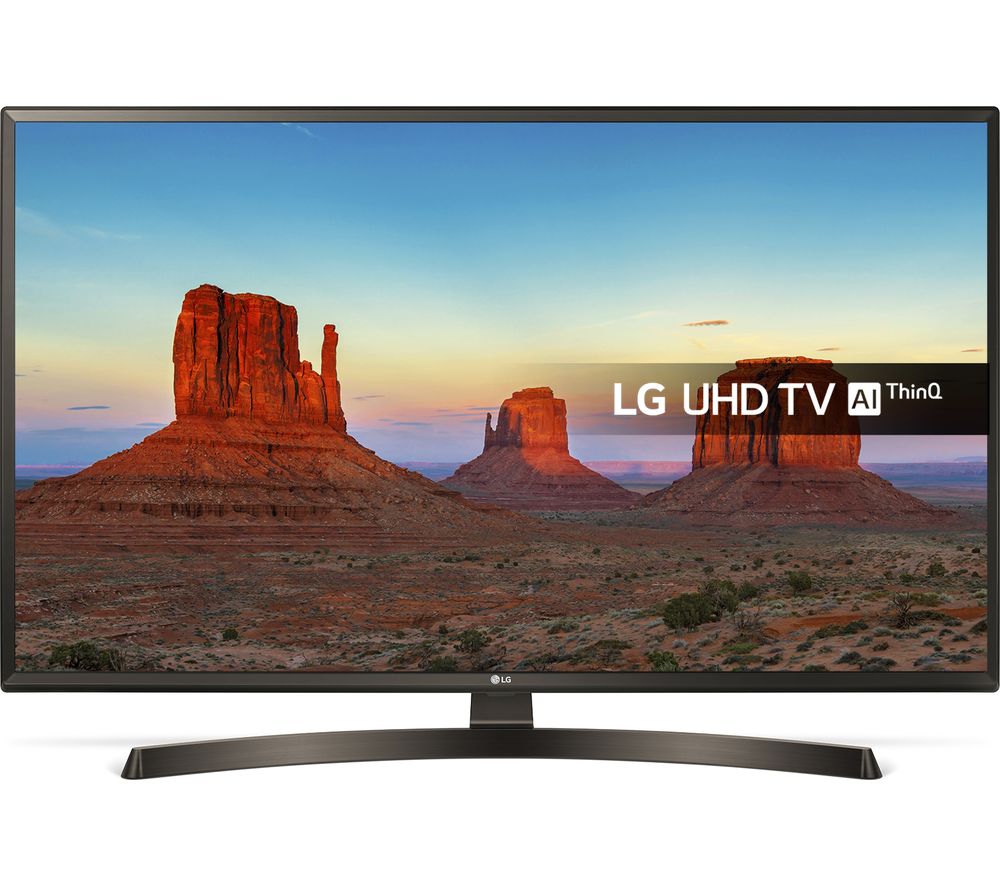 50″  LG 50UK6470PLC Smart 4K Ultra HD HDR LED TV, Gold