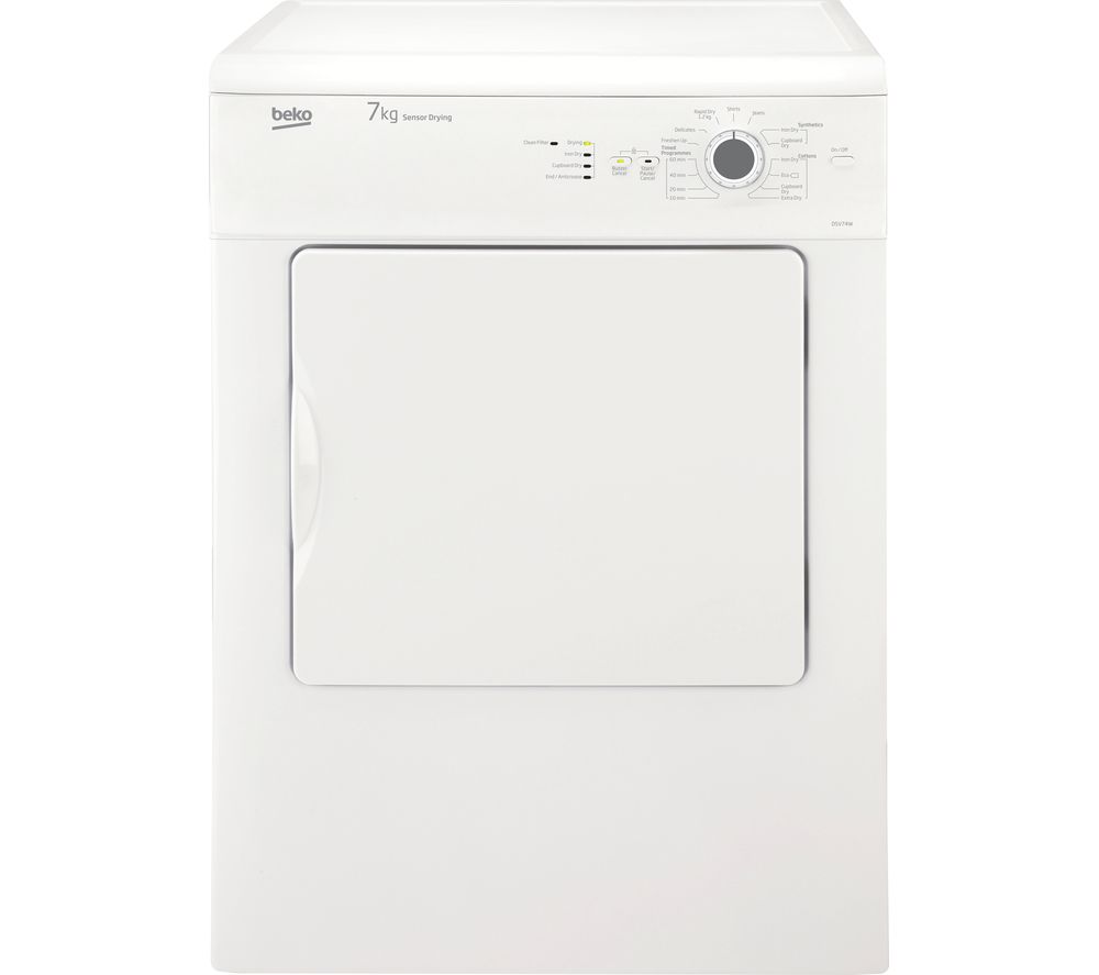 Beko Tumble Dryer DSV74W 7 kg Vented  – White, White