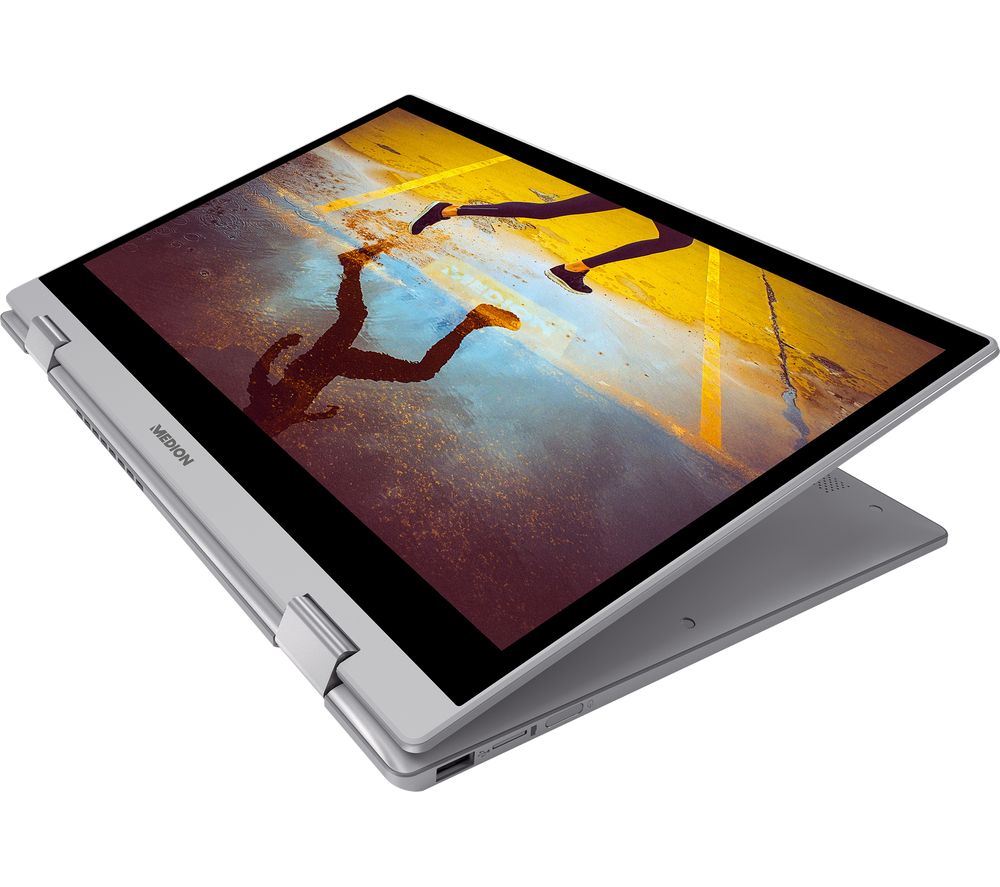 MEDION AKOYA S4403 14” Intel® Core™ i7 2 in 1 Laptop - 512 GB SSD, Silver