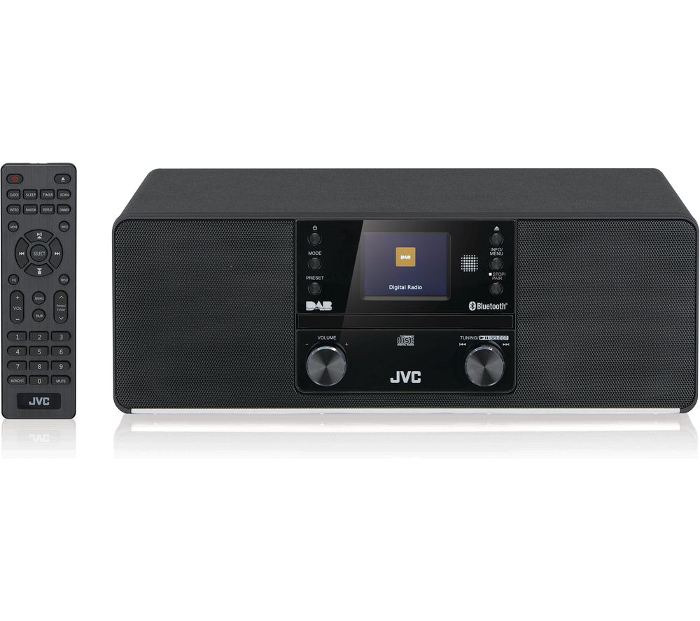 JVC RD-D80 Bluetooth All-in-One Hi-Fi System - Black