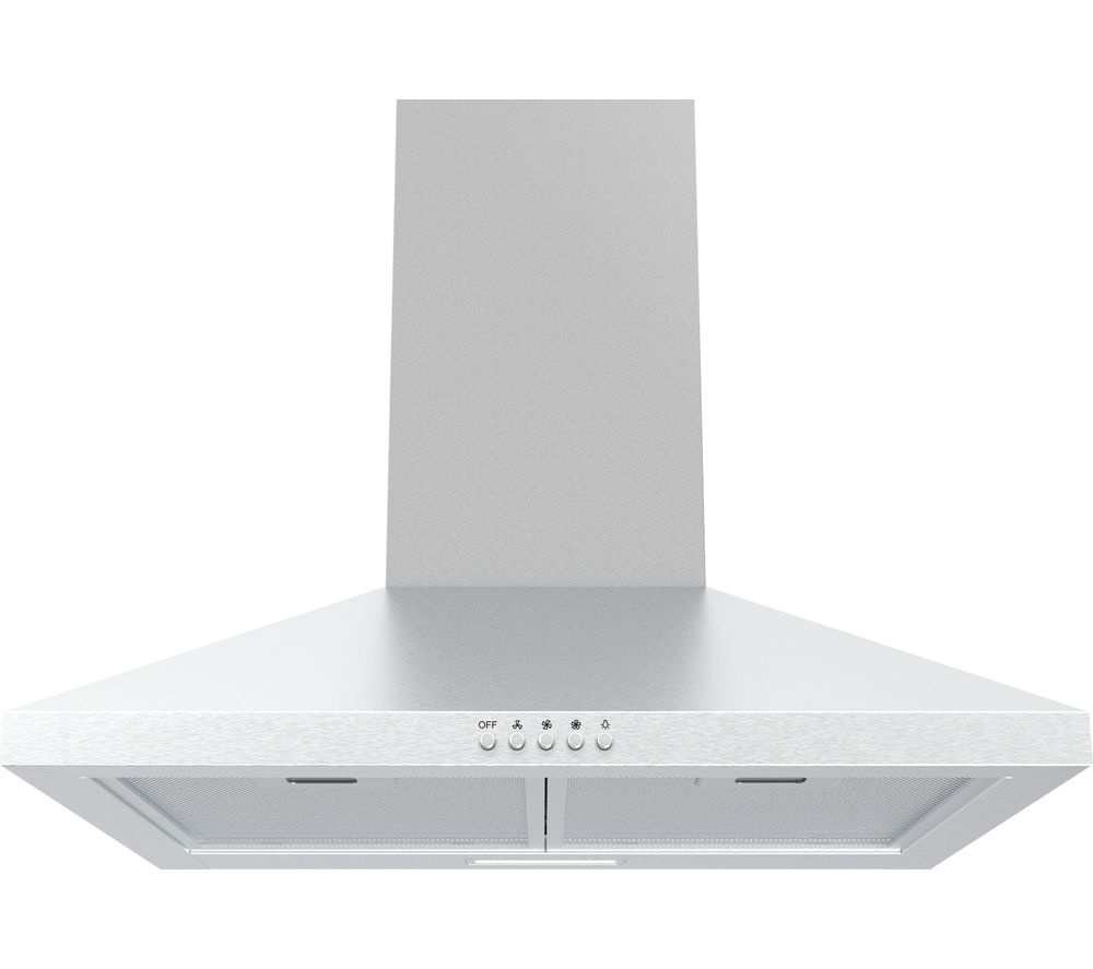 LOGIK L60CHDX21 Chimney Cooker Hood - Stainless Steel
