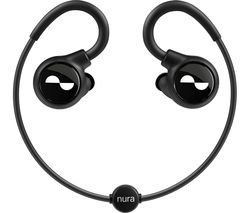 Nuraloop Wireless Bluetooth Noise-Cancelling Sports Earphones - Black