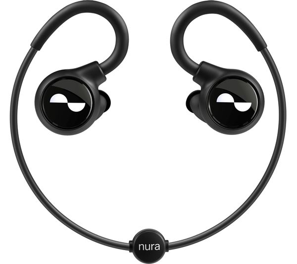 Nuraloop Wireless Bluetooth Noise-Cancelling Sports Earphones - Black