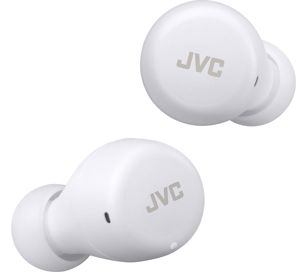 JVC Gumy Mini HA-A5T Wireless Bluetooth Earbuds - White