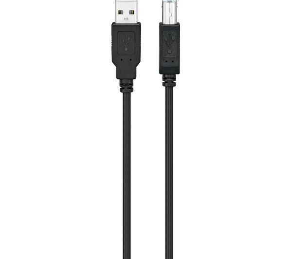 Image of LOGIK LUSB18M23 USB-A to USB-B Cable - 1.8 m