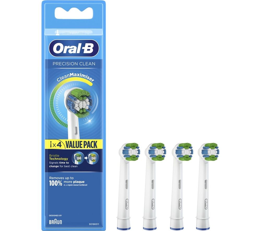 Precision Clean Replacement Toothbrush Head - Pack of 4