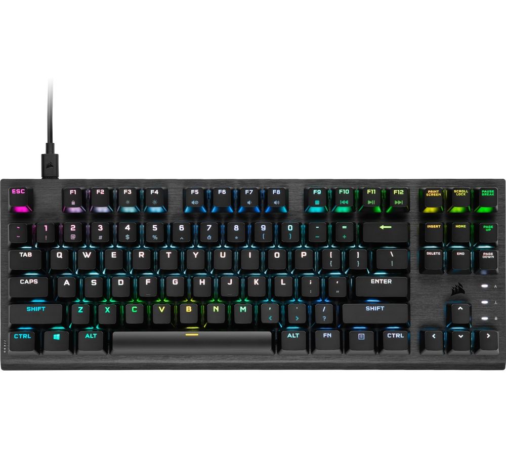 K60 RGB PRO TKL Optical-Mechanical Gaming Keyboard - Black