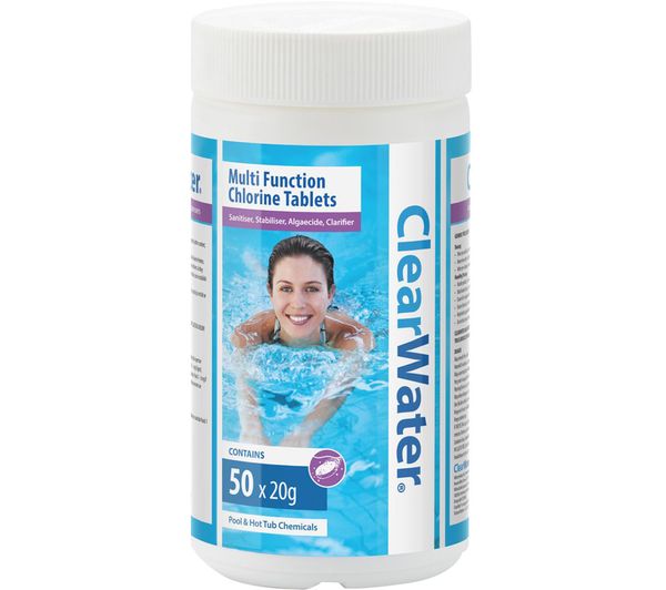 CLEARWATER CH0019 Multi-Function Chlorine Tablets