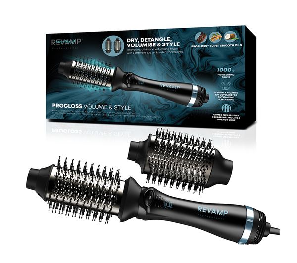 Revamp Progloss Volume Style Dr 2500 Hot Air Styler Black