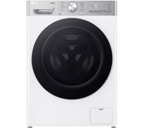 Image of LG TurboWash 360 F4Y909WCTN4 WiFi-enabled 9 kg 1400 Spin Washing Machine - White