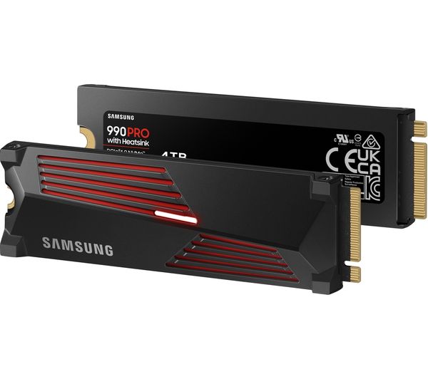 Samsung MZ-V9P4T0GW  Samsung 990 Pro M.2 4 To PCI Express 4.0 V-NAND TLC  NVMe
